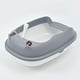 thumbnail image 4 of Caja de arena para gatos, bandeja de arena para mascotas, caja de arena para gatos, lavabo profundo, marco desmontable semicerrado, suministros fácile Gris L jinwen Bandeja de arena para gatos, 4 of 8