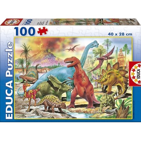 Educa Dinosaurs Jigsaw Puzzle (100 Piece) - Walmart.com