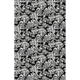 thumbnail image 3 of Challis Rayon Printed Aline, Floral Fabric, Dress Fabric, Sewing Fabric (ROYAL/RED/PINK, ByYard), 3 of 4