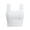 White, variant on HEVIRGO Women Square Neck Sports Bra Padded Workout Crop Tank Top with Built-in Bra for Yoga Gym Fitness Running