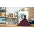 thumbnail image 2 of Ahgly Company Machine Washable Indoor Rectangle Transitional Velvet Maroon Purple Area Rugs, 5' x 8', 2 of 7