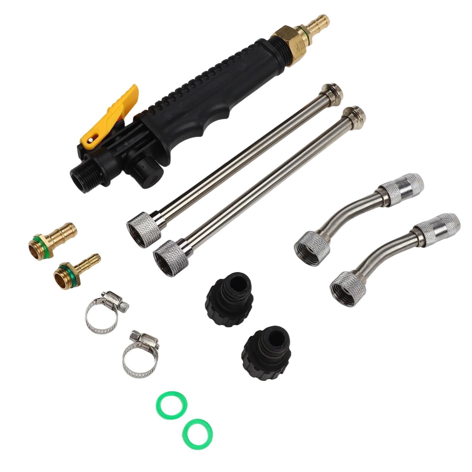PASILI Stainless Steel Spray Wand, 3 Length Options, Rotating Nozzle For Mist Or Stream, Compatible With Hose Sizes