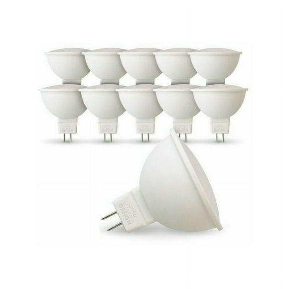 Mr16 Led Bulbs, Energy Efficient 5W, Neutral White 4000K, Heat Dissipation, Non-Dimmable, Long Lifespan, Safe Installation For Commercial Spaces