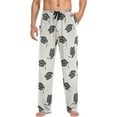 thumbnail image 3 of CROPD Pajama Pants Men Sleepwear Lounge Pants Pjs Bottoms with Pockets, 3 of 7