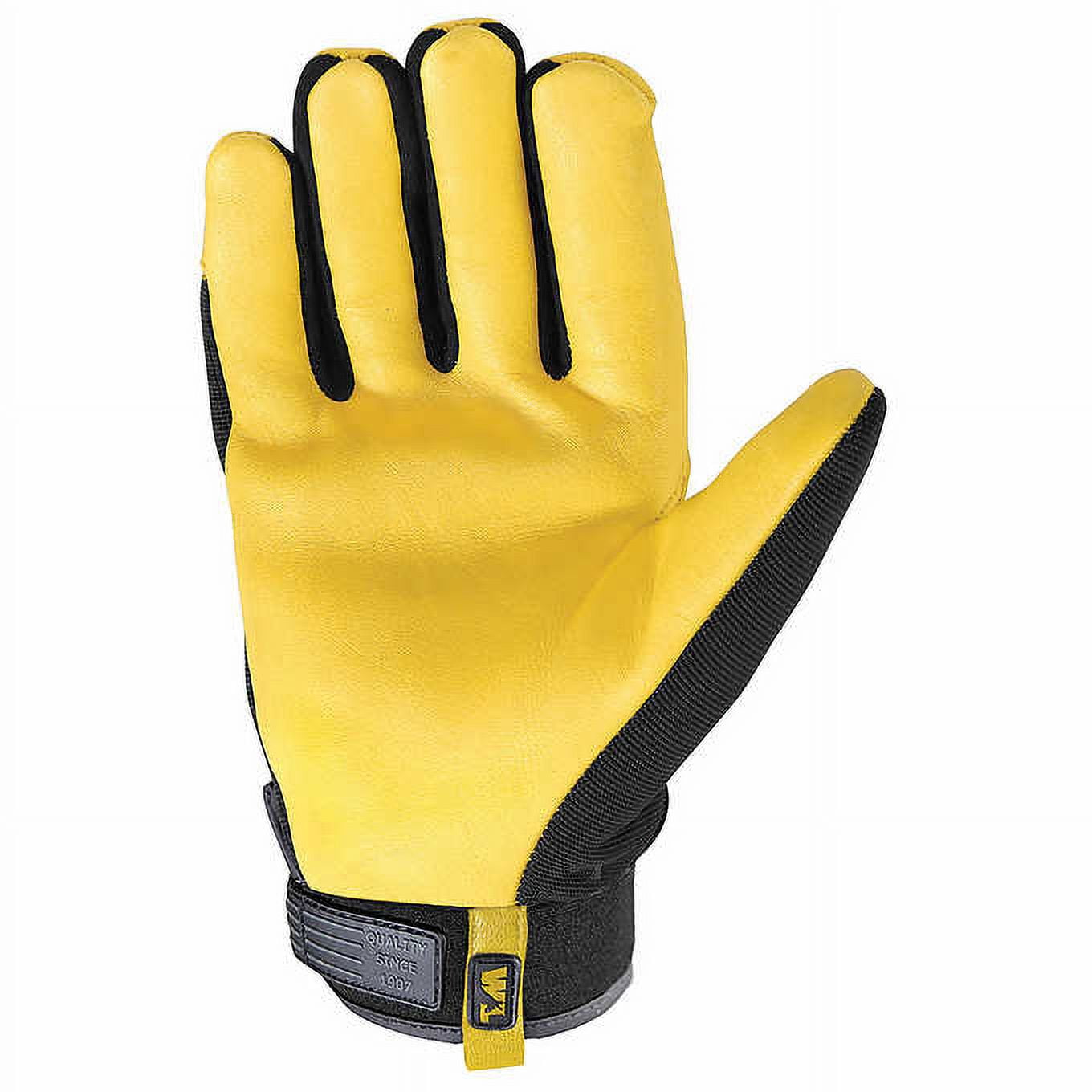 Wells Lamont Men's HydraHyde Leather Work Gloves, 6-pair [Size Large]