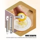 thumbnail image 3 of Bearachild Rallador de limón Zester multifuncional Pequeños ralladores de naranja pulidos Operación simple Peeling Gadgets Bar Accesorios Cocina y Comedor De moda Bearachild HA080522-02B, 3 of 6