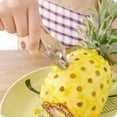 thumbnail image 6 of TTJ Pineapple Corer Stainless Steel Eye Removing Seed Clamp Fruit Digging Tool Pineapple Corer and Seed Remover Kitchen Cutter Easy Core Removal Tool, 6 of 6