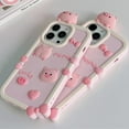 thumbnail image 5 of Designed for iPhone Case,Cute 3D Pink Pig Bow Camera Lens Protection Shockproof Protective Cover Phone Case (Pink,iPhone 15), 5 of 5