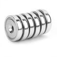 thumbnail image 2 of 6pcs 25mm Diameter AntiRust Pot Magnet Round Base Mounting Magnets Cup Magnet, 2 of 5