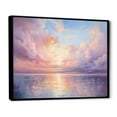 thumbnail image 2 of Designart "Cotton Candy Skies at Sunset II" Landscapes Floater Framed Canvas Wall Art, 2 of 7