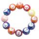 thumbnail image 1 of Pulsera de cuentas Strade Fareast Limited colorida con números para amantes del billar, 1 of 8