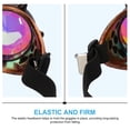 thumbnail image 3 of Gafas de caleidoscopio, gafas decorativas reflectantes con banda elástica, lentes transparentes, divertidas gafas de estilo Vintage, accesorios Almacenamiento y organización del hogar bronce rojo Yuarrent HA028008-02, 3 of 6