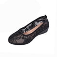 thumbnail image 2 of DIVVce Lace Embroidery Wedge Flats For Women Slip On Comfortable Breathable Casual Footwear, 2 of 8
