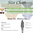 thumbnail image 2 of Gkeoshab Women's Cotton Underwear High Waist Womens Abdominal Low Waist Seamless Elastic T Pants Seamless Solid Color Waist Thin Panties, 2 of 2