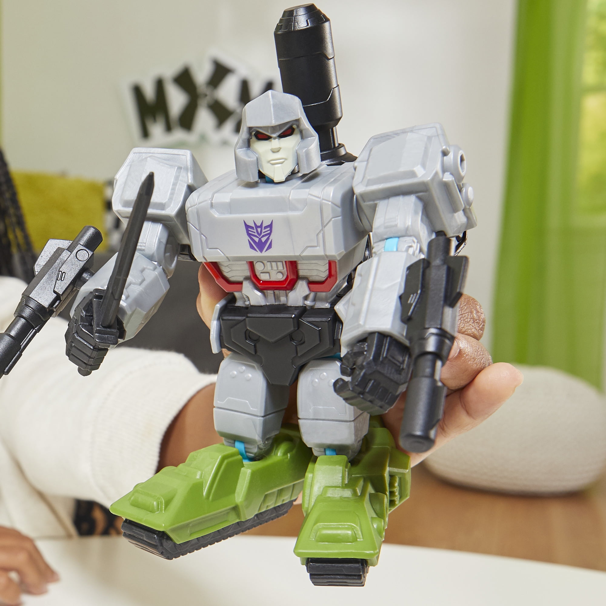 MixMashers Transformers Megatron Toy, 5” (12 cm) Mix-&-Match Deluxe Figure, 4+