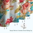 thumbnail image 6 of Pioneer Flower Floral Print Pattern Shower Curtain 36"x72" ,Bathroom Decorative Shower Curtains Set with 12 Hooks,Modern Waterproof Washable Shower Curtain, 6 of 6