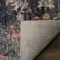 thumbnail image 4 of SAFAVIEH Bristol Naira Overdyed Floral Polyester Area Rug, Grey/Multi, 6' x 9', 4 of 7