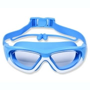 EASTIN Children's Goggles Boy and Girls Antifogging Swimming Glasses Big Frame Goggles Comfortable Silicone Ear Plugs