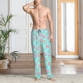 thumbnail image 4 of Salouo Colorful Sweet Donuts Print Pajama Pants for Men, Lounge Pants Elastic Waistband Casual Men's sleepwear Loungewear Sleep Pajama Pant -Small, 4 of 7