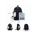 thumbnail image 3 of Set de Mochila / Bolsas Petukita Box Escolar Estudiante Lapicera Tote Lona Negro Petukita Box Kawai, 3 of 6