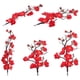 thumbnail image 1 of Adornos de flores dulces de invierno Allinless 5 piezas simuladas, 1 of 3