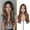 Blonde Mixed Brown - 22 Inch, variant on DOPI Brown Blonde Wig with Curtain Bangs - Lace Front Hairline Middle Part Long Layered Natural Looking Straight Synthetic Hair Wigs for Women Daily Party, 24 Inch Brown Mixed Blonde