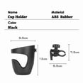 thumbnail image 2 of Aonity 1*Cup Holder， Boat Rail Cup Holder Drinks Holders 360 Rotation Boat Drink Holder Boat Cup Holders Mounts to Boat Rail Boat Handle Bar for Pontoon Boat, 2 of 6