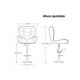 thumbnail image 2 of Silla de bar acolchada con respaldo geométrico ilios innova Azul, 2 of 8