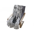 thumbnail image 4 of Sketchy Soft Flannel Fleece Throw Blanket, Gondola in Venice European Famous Canal History Mediterranean Holiday Image, Cozy Plush for Indoor and Outdoor Use, 70" x 90", Black and White, by Ambesonne, 4 of 6