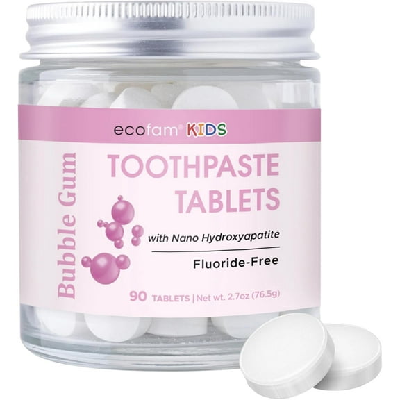 EcoFam Toothpaste Tablets – Bubblegum