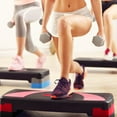 thumbnail image 5 of VibrantEcho  Aerobic Step Platform, Exercise Stepper in Multiple Colors - Home Gym Fitness Equipment for Cardio, Core, Leg Toning, Balance Training and Low-Impact Workouts, 5 of 17
