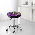 thumbnail image 7 of Naloa Mushrooms and Skull Round Bar Stool Cushion Cover 12-14 inch, Fits Kitchen, Office, Restaurant Chairs - 13 inch, 7 of 7