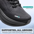 thumbnail image 6 of ALLSWIFIT Women's Slip-On Walking Shoes | Hands-Free Cushioned Sneakers with Arch Support for Running, Gym, Tennis & Everyday Comfort, 6 of 9