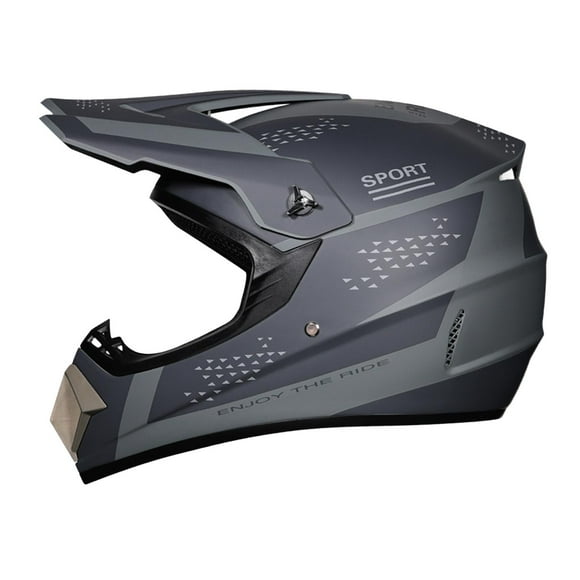 Casco de bicicleta de cara completa Perfecl Gris M Almohadilla desmontable ventilación todoterreno