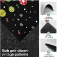 thumbnail image 3 of Black Christmas Ornament Pattern Kitchen Rugs Sets Of 3,Kitchen Runner Rugs Non Skid Washable,Decorative Kitchen Floor Mats for Kitchen,Sink,Laundry,17"x30"+ 17"x47" + 17"x59", 3 of 6