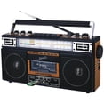 thumbnail image 1 of Radio y reproductor de casetes Boombox Supersonic SC-3201BT de 4 bandas, 1 of 4