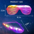 thumbnail image 2 of Gafas LED BATWEET que brillan en la oscuridad, 30 unidades, para niños y adultos, 2 of 6