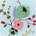 thumbnail image 2 of Tava Studios 12x12 White Modern Wood Framed Museum Art Print Titled - Vintage Flowers, 2 of 4