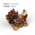 thumbnail image 4 of Natural crystal gravel glued dragon turtle ornament longevity faucet turtle home entrance decoration elderly celebratory birthday gift, 4 of 11