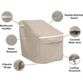 thumbnail image 5 of Covermates Outdoor Chair Cover - Premium Polyester, Weather Resistant, Drawcord Hem, Seating and Chair Covers, 26W x 34D x 35H, Clay, 5 of 8