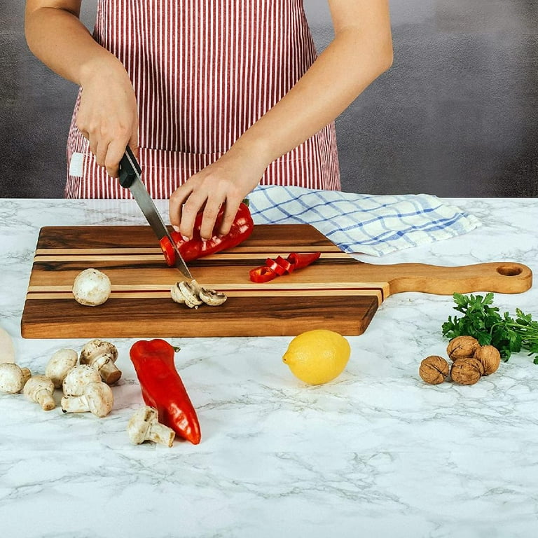 Master Chef™ Walnut Butcher Block Cutting Board - Heirloom Products®
