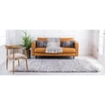 thumbnail image 4 of Rugs.com Athena Shag Collection Rug – 4' x 6' Gray Shag Rug Perfect For Entryways, Kitchens, Breakfast Nooks, Accent Pieces, 4 of 9