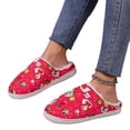 thumbnail image 1 of Zapatos Invierno para El Con Forro Polar Estampadas Navideñas Cómodo Regalo Navidad, 1 of 9