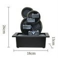 thumbnail image 2 of Tabletop Water Fountain Feng Shui Waterfall Landscape Home Table Ornaments A, 2 of 6