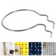 thumbnail image 1 of TABLZONE 8Ud Dobles Para Pegboard Metal Negro Con Montaje Y Gran Soporte De Peso, 1 of 8