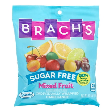 Brach's Sugar Free Mixed Fruit Hard Candy, 3.5 Oz. - Walmart.com