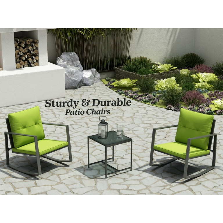 Liko 3 Piece Outdoor Patio Furniture Set 2 Cozy And Comfortable