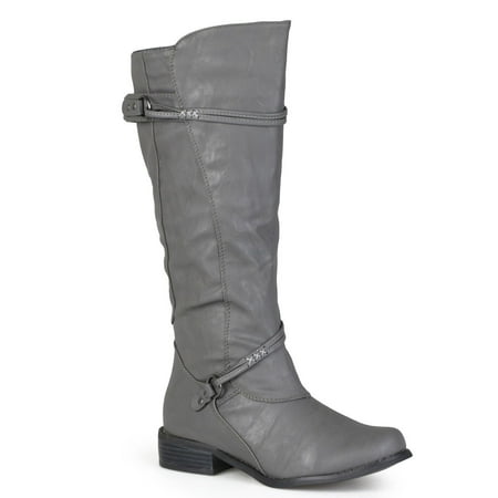 Journee Collection Harley Women's Knee-High Boots Color: Gray Size: 8.5 M XWC
