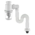 Soumake 1 Set Sink Drain Pipe Easy Installation Odor Resistant