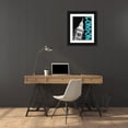 thumbnail image 3 of Harbick, N 26x32 Black Ornate Wood Framed with Double Matting Museum Art Print Titled - Travel Graffiti II, 3 of 4